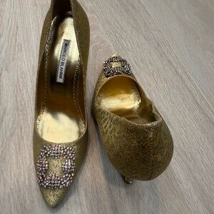 Manolo Blahnik Hangisi LIMITED EDITION 50th anniversay 105mm heel